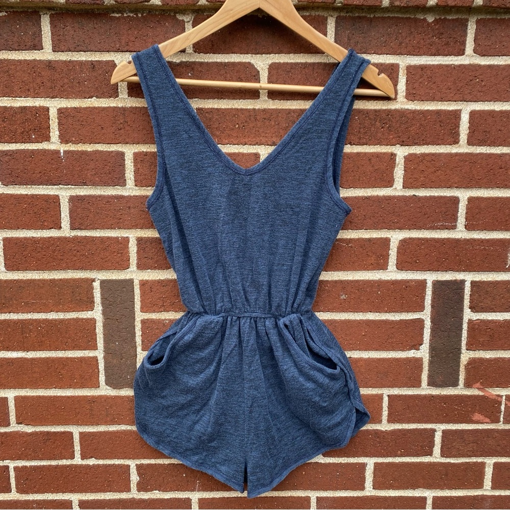 Blue BDG Sleeveless Shorts Romper Size S